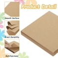 thumbnail image 3 of Uxcell Papel Kraft, Hojas de Cartulina Kraft Recortes de Cartulina Kraft para Suministros de Arte, Origami, Manualidades en Papel Marrón 4 x 4 pulgadas, 3 of 6