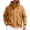 Gold, variant on Hiking Jackets for Men Drawstring Hooded Jackets Long Sleeev Full Zip Cycling Climbing Camping Safari Coats Fall Spring Warm Clothes Gold S