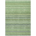 thumbnail image 2 of HomeRoots 577787 3 x 5 ft. Striped Washable Indoor & Outdoor Rectangle Area Rug, Artichoke Green & Olive Green, 2 of 5