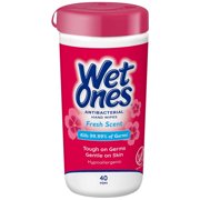 Wet Ones Antibacterial Hand Wipes Fresh 40.0 ea Pack of 2