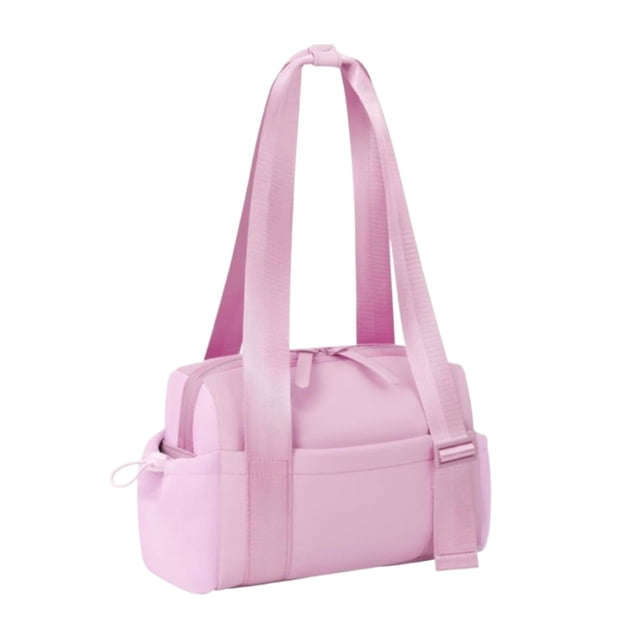 Maoww Polyester Fitness Tote Bag With Adjustable Shoulder Straps And Rope Loops Fitness Bag Is Designed pink