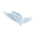 thumbnail image 3 of Propiedades de la lámpara de lámpara colgante de mariposa suministros versátil lámpara de decoración de boda única para fiestas al aire libre Luz blanca de 80 cm, 3 of 8
