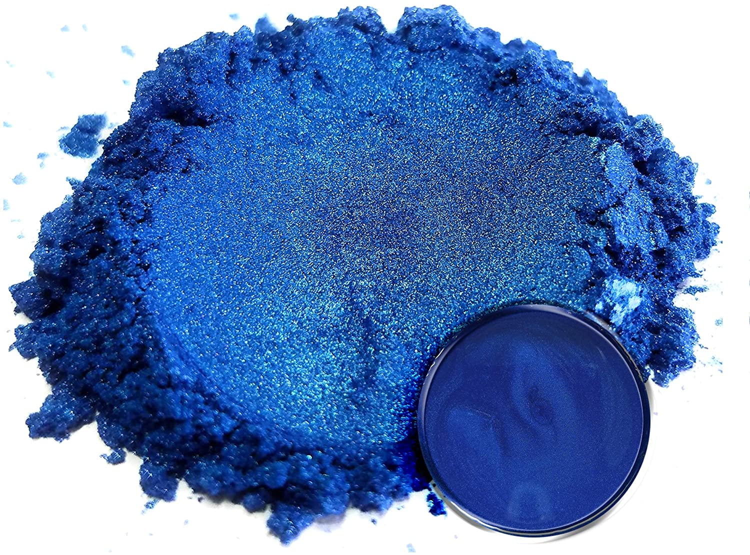 FIREDOTS Ocean Blue Mica Powder - 100 Grams - Epoxy Resin Color Pigment -  Metallic Blue Mica Powder for Epoxy Resin - Blue Epoxy Pigment Powder 