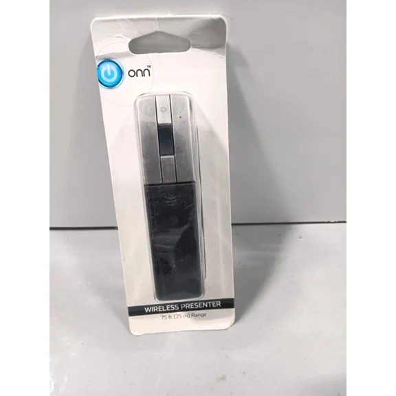 RHEA- Onn Wireless Presenter Slideshow Controls 2.4Ghz 75 Ft Range With Laser Pointer