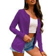 thumbnail image 4 of LETDIOSTO Women's Button Down Crew Neck Long Sleeve Soft Knit Cardigan Sweaters S-2XL, 4 of 7