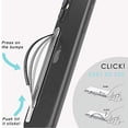 thumbnail image 2 of SleekStrip Stand & Grip - Ultra Thin Phone Strap Holder for Hand with 2-Angle Stand, Modern Design with Strong Hold Adhesive, Fits Most iPhone and Android Phone Cases, Wireless Chargers and, 2 of 3