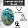 thumbnail image 5 of Chrysocolla Crystal Palm Stone, 5 of 6