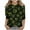 Green(2), variant on St Patrick's Day Shirts for Kids Summer 3/4 Sleeve Round Neck Tees Boys Girls Shamrock Graphic Printed Tops