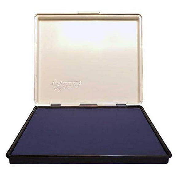 Extra Large 7" x 8" Industrial Rubber Stamp Ink Pad, Purple