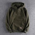 thumbnail image 2 of Sudadera con capucha para hombre, prenda de vestir masculina, ajustada, holgada, estética Emo, Harajuku, de una pieza, de lujo, Otoño, Xxl, 2 of 5
