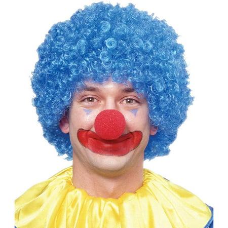 Afro Clown Blue Wig