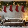 thumbnail image 5 of Adornos navideños, adornos navideños, regalos navideños, medias de punto, medias de lana, letras bordadas, bolsa de regalo de dulces para niños, medias navideñas, bolsa de regalo, artículos para el ho, 5 of 5