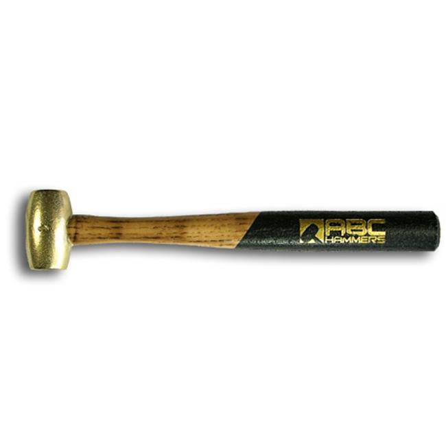 ABC Hammers ABC1BW 1 Lb. Brass Hammer With 12 In. Wood Handle Walmart