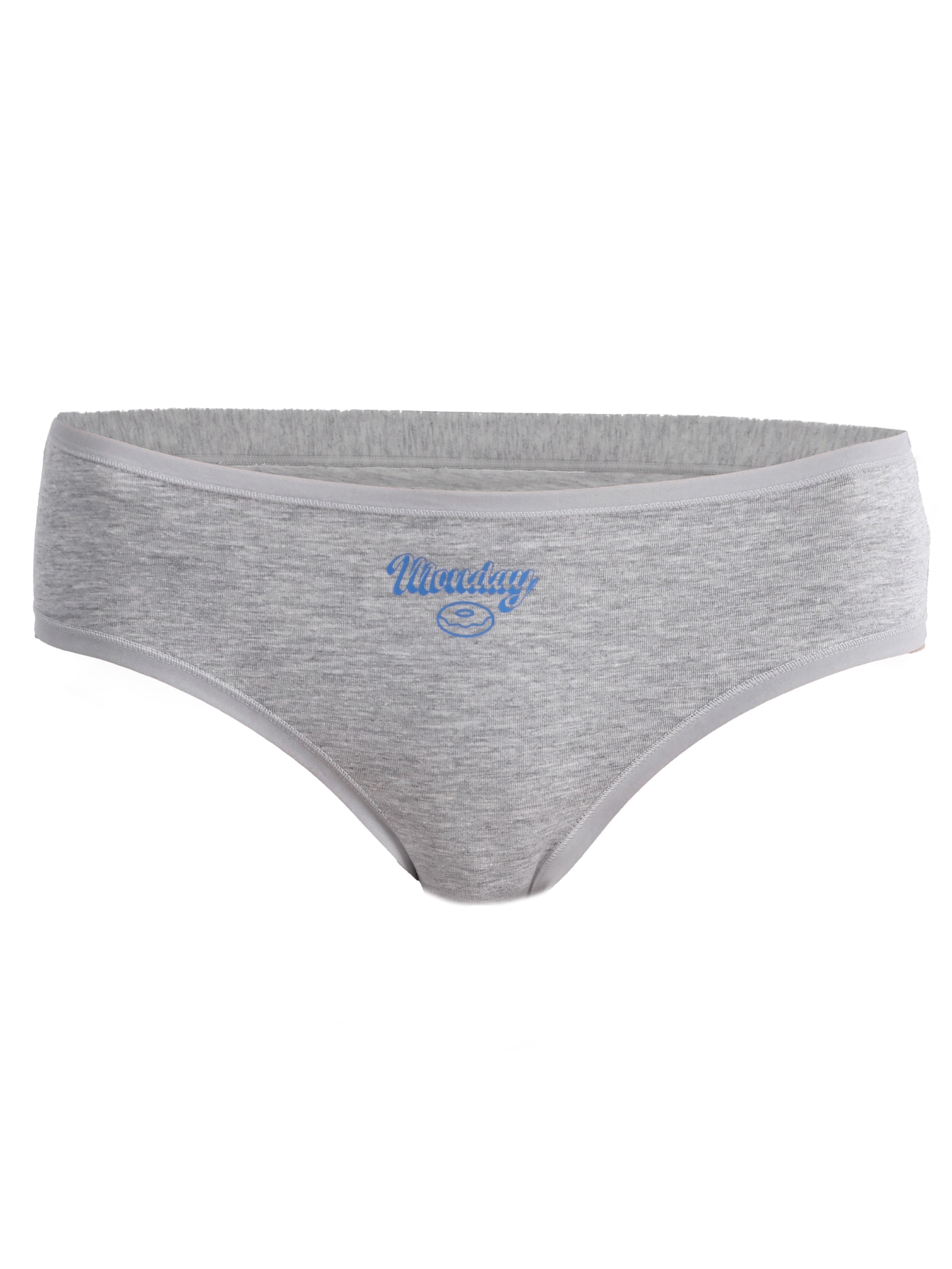 No Boundaries Cotton Hipster Panties, Days of the Week - 7 Pack, Women’s and Women’s Plus, Sizes XS-XXXL