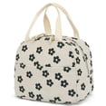 thumbnail image 1 of Lonchera Dezcrab de Pana para Mujeres y Niñas con Flores Aislante, 1 of 6