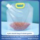 thumbnail image 1 of Bolsa de embalaje de arroz, bolsa sellada de granos, a prueba de humedad e insectos, transparente, gruesa, portátil, de grado alimenticio, 1/5 unidades, 1 of 4