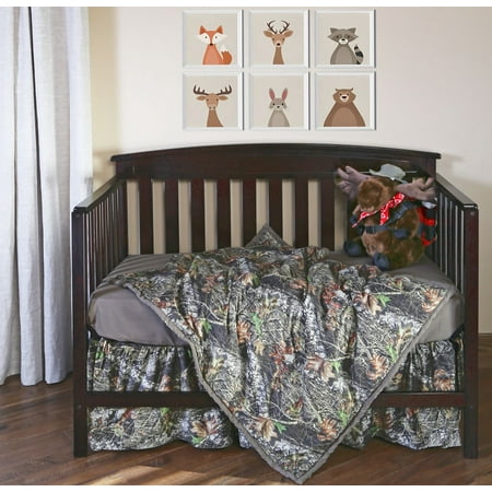 Mossy Oak Camo 3 Piece Baby Crib Sheet Set Walmart Com