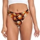 thumbnail image 1 of Balery Vintage Basketball Tangas de Algodón para Mujer con Estampado – Ropa Interior Sexy, Transpirable, G-string-Small, 1 of 6