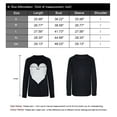 thumbnail image 2 of Cogild Women Cute Heart Sweaters Casual Crew Neck Pullover Cable Knitted Sweater, 2 of 6