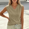 thumbnail image 2 of MAFYTYTPR Women's Cotton Blend V-Neck Tank Tops Spring Summer Casual Tops for Everyday Wear 1PC S-XL, 2 of 6