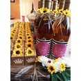 thumbnail image 3 of Decoración para el hogar, la boda y el jardín: flores de tela para manualidades y arte, perfectas para novias, 100 cabezas de girasol de seda, 1,8 pulgadas, amarillo brillante, 3 of 8