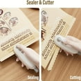 thumbnail image 3 of Rechargeable Mini Handheld Heat Sealer - Seal, Cut, and Store Food Fresh with Magnetic Adsorption and Compact Design - Perfect for Snacks, Leftovers, and Meal Prep, 3 of 5