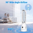 thumbnail image 6 of Bladeless Tower Fan, 25 inch Standing Air Circulation Floor Fan, 36-45dB Low Noise DC Brushless Motor Smart Fan For Home Office Dorm, 6 of 8