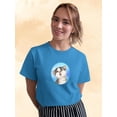 thumbnail image 2 of Focused Cat T-Shirt Women -Kayomi Harai Designs, Female XX-Large, 2 of 4