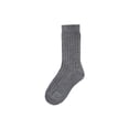 thumbnail image 2 of MeMoi Boys' Essential Ribbed Mercerized Cotton Crew Socks - Boys - Male, 6, Gray, 2 of 2