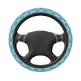 thumbnail image 3 of Haiem Best Dad Ever Print Steering Wheel Cover 15 Inches for Women Men, Neoprene Anti-Slip Cute Car Steering Wheel Grip Wrap Car Accessories Protective Case Cover, 3 of 8
