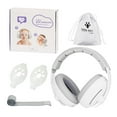 thumbnail image 6 of VOPPV 2-in-1 Baby Ear Muffs Noise Protection,Cute and Comfortable Baby Noise Cancelling Stretchy Band with Headphones K6E9, 6 of 8