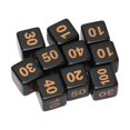 thumbnail image 1 of Dados, Kit De Dados Ligero Resistente A Impactos Números De 6 Caras Plástico 10 Piezas Para Escritorio, 1 of 7