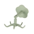 thumbnail image 1 of decor hangers,360° Rotating Kitchen Gadgets Bracket Accessories Bath Hook Wall Mounted ornament hooks,Green, 1 of 1