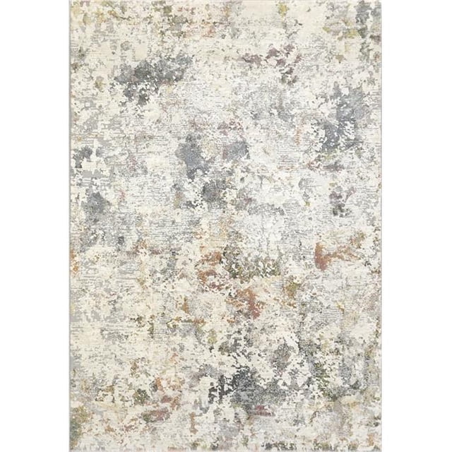 Dynamic Rugs CO24520236464 2 ft. x 3 ft. 11 in. Couture 52023 Rectangle Contemporary Area Rug - 6464 Grey & Blue