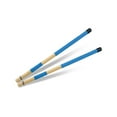 thumbnail image 1 of Greeniant 2 uds baquetas tacos de bambú Fascis accesorios piezas de varillas de percusión balada profesional música folk mango de goma Accesorios para instrumentos musicales Azul Greeniant OD029367-05, 1 of 1