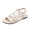 Beige_007, variant on Women's Strappy Flat Sandals Dressy Open Toe Ankle Strap 2026 Summer Beach Thong Slides Vacation Shoes with Back Strap Beige 6.5(EU-37)