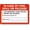 Warning Sign 1, variant on Caution Slippery When Wet or Icy Sign 8"x12" - UV Protected Weather Resistant Easy-Mount Metal for Restaurant Kitchen Grocery Entry Parking Garage Ramps Indoor Outdoor