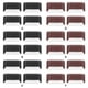 thumbnail image 5 of 4 luces de pared para escalones de cubierta solar, lámparas decorativas para vallas y escaleras (negro/luz de color), 5 of 9