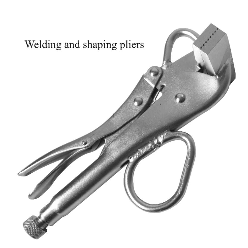 Locking Sheet Metal Clamp, Welding Locking Plier Tools, Heavy Duty Sheet Metal Grip Tool, Carbon Steel Duckbill Pliers Welding Pliers, Flange Pull Plier for Car