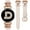 Starlight/Rose Gold, variant on Wearlizer Compatible with Samsung Galaxy Watch 7 Band/Galaxy Watch 6 Band/Watch 6 Classic/Galaxy Watch 5 Band/Watch 5 Pro/Galaxy Watch 4 Band, 20mm Watch Band D-Shape Buckle Leather Straps