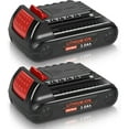 thumbnail image 1 of 3.0Ah 20V Replacement for Black and Decker 20V Battery 2Packs, 1 of 7