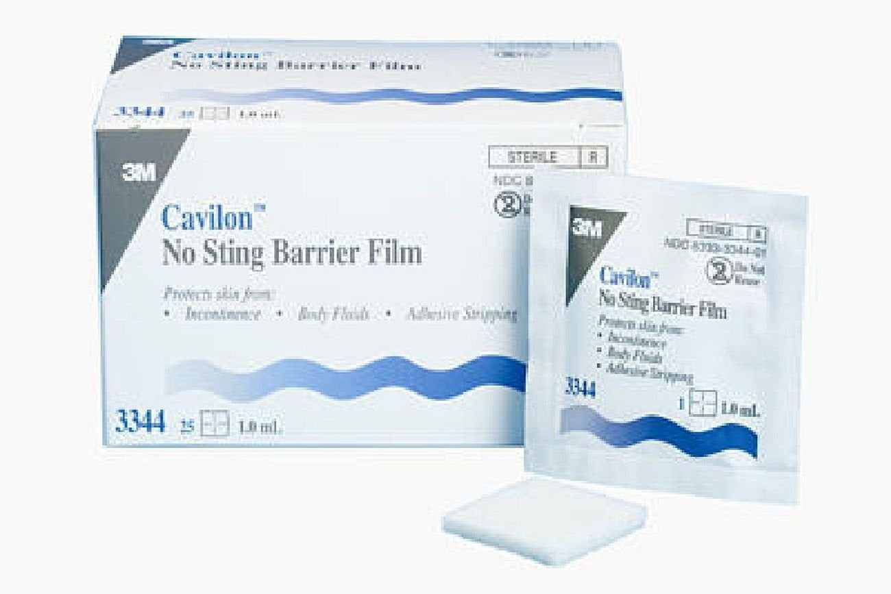 Cavilon No Sting Barrier Film, Wipe, No Alcohol, Sterile, 3344 Box of