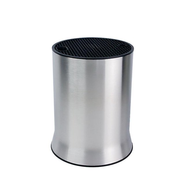Soporte universal para bloque de cuchillos, acero inoxidable sin cuchillos, desmontable para una fácil limpieza, a prueba de óxido