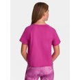 thumbnail image 3 of Reebok Girl’s Athletic Boxy Short Sleeve Graphic T-Shirt, Sizes 4-18, 3 of 6