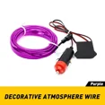 thumbnail image 2 of 6.5Ft Purple Car Interior Atmosphere Strip Wire Light Led Decor Lamp Accessories, 2 of 6