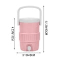 thumbnail image 2 of Insulated Water Cooler Jug with Spout and Handle, Portable Beverage Dispenser for Cold & Hot Drinks, Leakproof Plastic Drink Cooler for Camping Picnic BBQ Sports Travel, 2 of 5