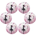 thumbnail image 3 of 1PC Place Mats Fairy and Butterflies Pink Round Placemat Heat-Resistant Placemats Dining Table Mat Circle Shape 15.4" for Kitchen/Dinner/Party/Restaurant Home Decor Gifts, 3 of 7