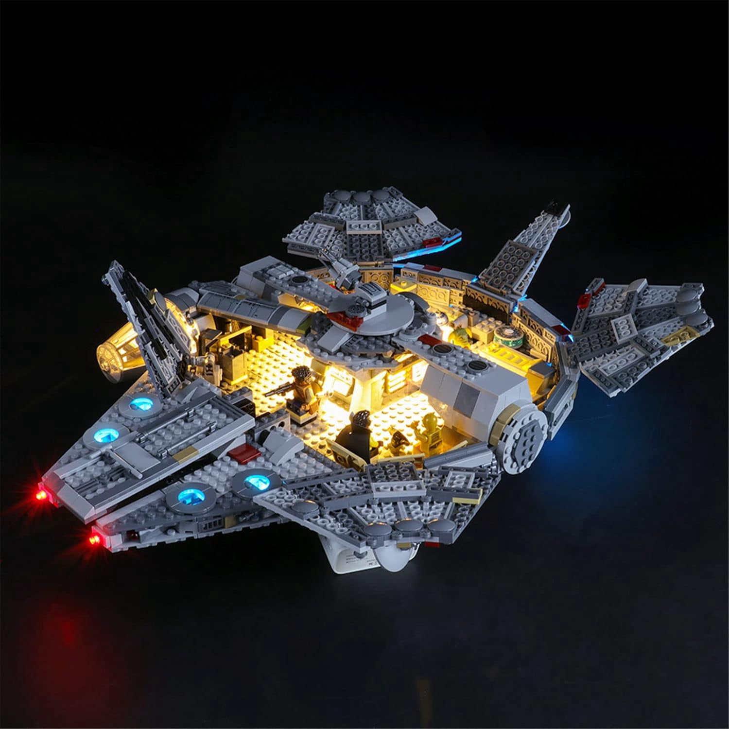 LED Light for Lego-75257  Millennium Falcon Building Blocks Model (Lego Set NOT Included)