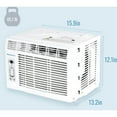 thumbnail image 3 of Keystone 6,000 BTU 115-Volt Window Air Conditioner, White, KSTAW06BE, 3 of 16