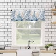 thumbnail image 4 of Summer Kitchen Curtain Valance Living Room Valance for Windows Summer Ocean Coral Shell Conch Starfish White Valance Curtains Short Rod Pocket Window Valance for Bedroom, 54"x18", 4 of 6
